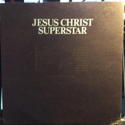 Andrew Lloyd Webber And Tim Rice - Jesus Christ Superstar - A Rock Opera (2xVINYL) | Excellent+ (EX+) Very Good (VG)--