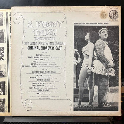 "A Funny Thing Happened On The Way To The Forum" O - A Funny Thing Happened On The Way To The Forum (VINYL) | Excellent+ (EX+) Excellent (EX)--