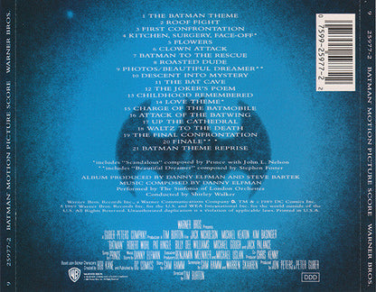 Danny Elfman - Batman (Original Motion Picture Score) (CD) | Excellent (EX) Excellent (EX)--