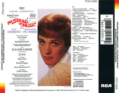 Rodgers & Hammerstein - The Sound Of Music (An Original Soundtrack Recording) (CD) | Excellent (EX) Near Mint (NM)--