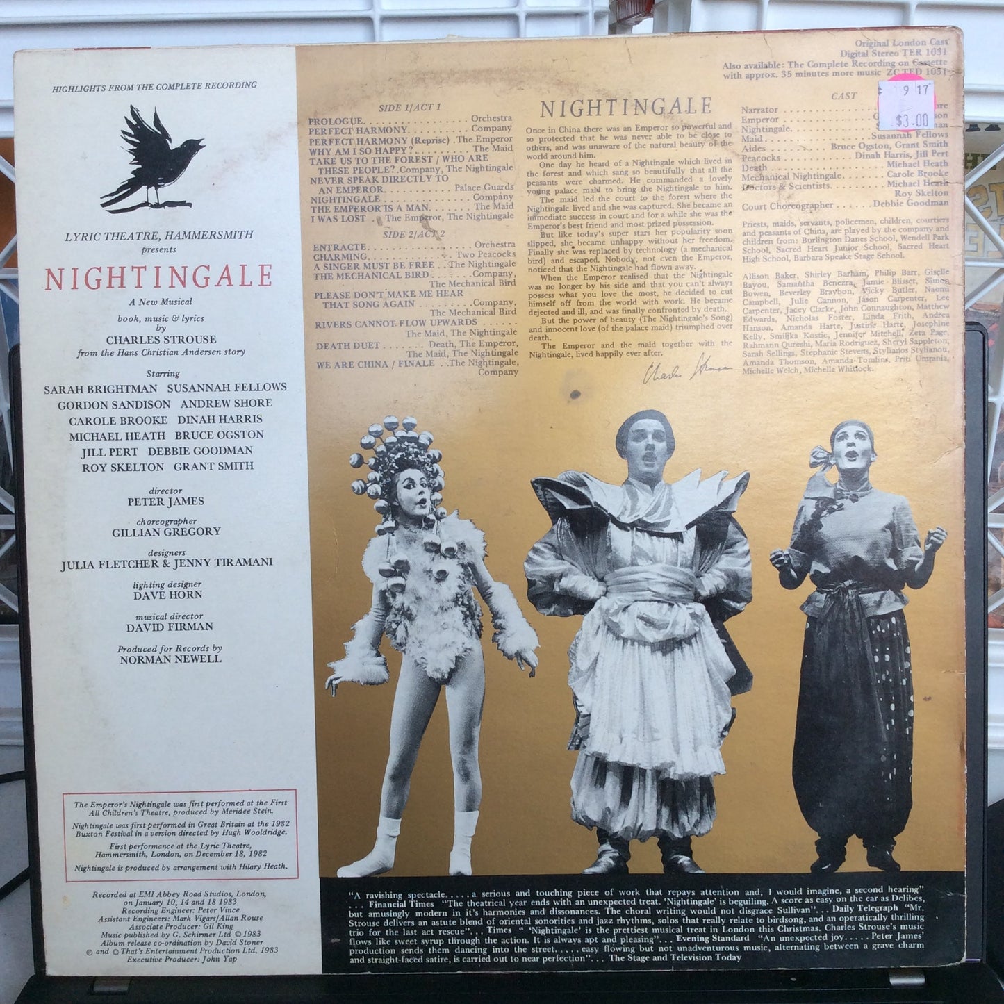 Charles Strouse - Nightingale (VINYL) | Excellent (EX) Very Good Plus (VG+)--