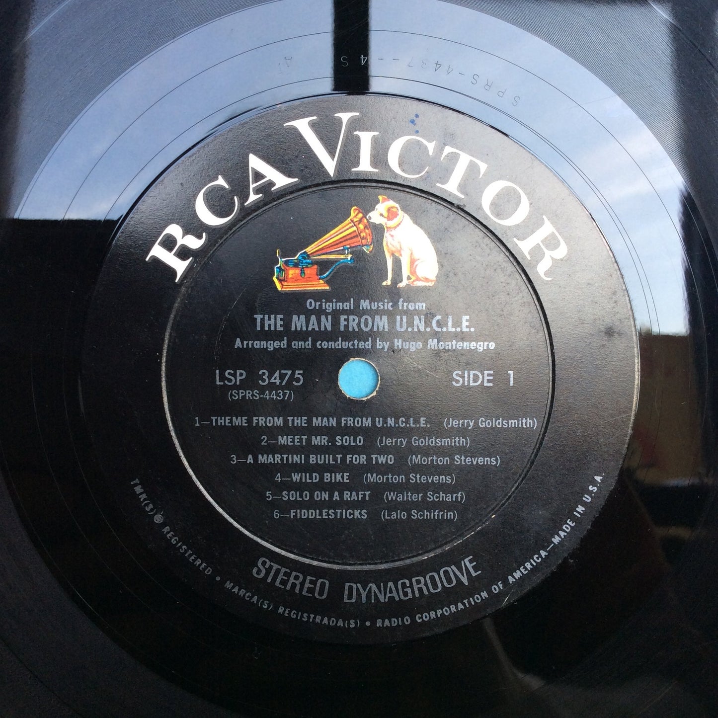 Hugo Montenegro - Original Music From The Man From U.N.C.L.E. (VINYL) | Excellent (EX) Very Good Plus (VG+)--