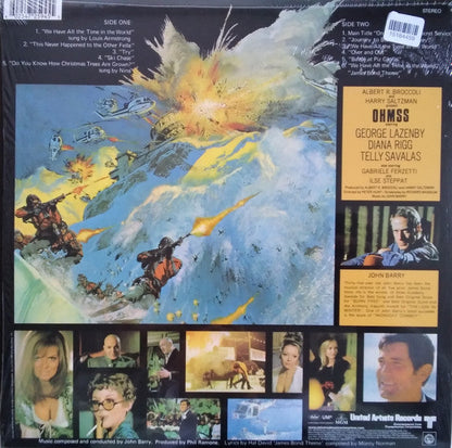 John Barry - On Her Majesty's Secret Service (Original Motion Picture Soundtrack) (VINYL) | Excellent (EX) Near Mint (NM)--