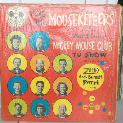 The Mouseketeers - We're The Mouseketeers (VINYL) | Good Plus (G+) Excellent (EX)--