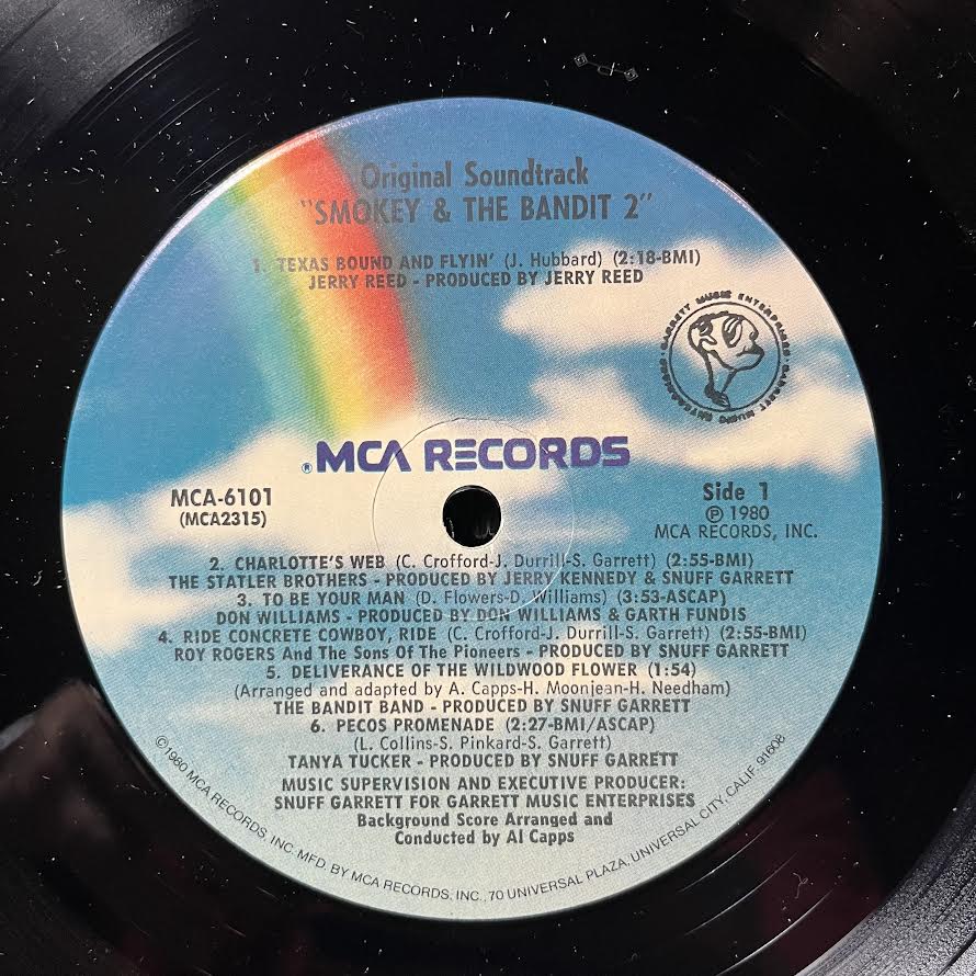 Smokey And The Bandit 2 (Original Soundtrack) (VINYL) | Near Mint- (NM-) Near Mint- (NM-)-