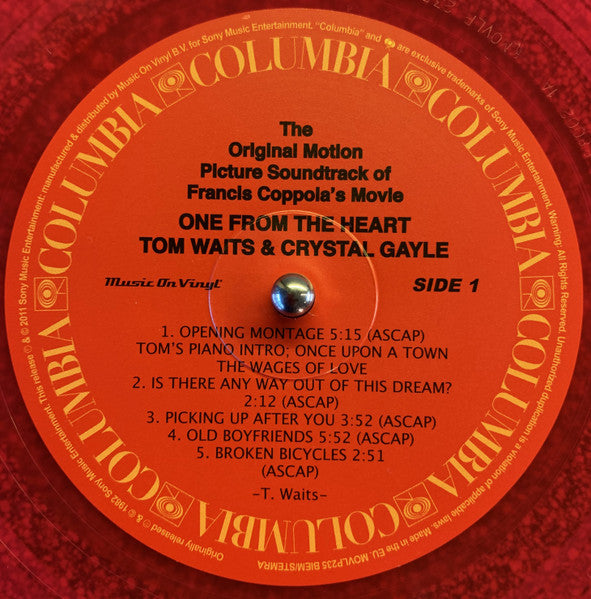 Tom Waits - One From The Heart (The Original Motion Picture Soundtrack Of Francis Coppola's Movie) (VINYL) | Near Mint (NM) Near Mint (NM)-