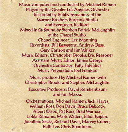 Michael Kamen - Robin Hood: Prince Of Thieves (Original Motion Picture Soundtrack) (CD) | Near Mint (NM) Near Mint (NM)--