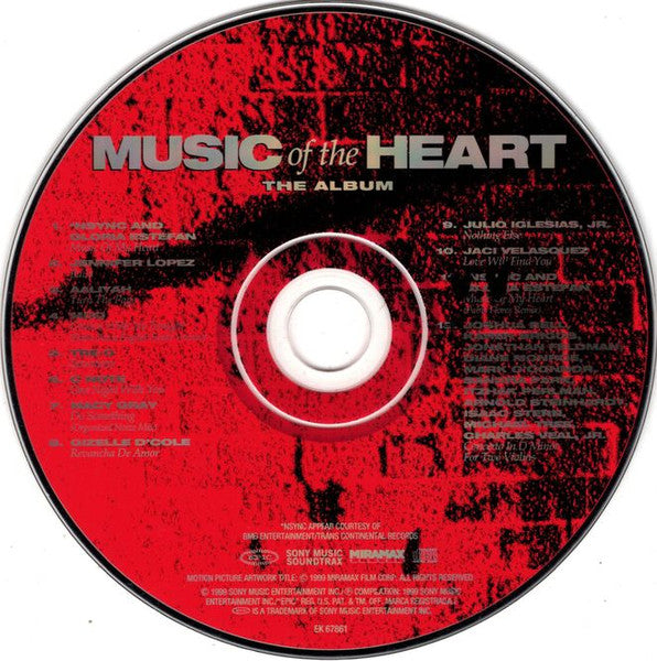 Various - Music Of The Heart (The Album) (CD) | Near Mint (NM) Near Mint (NM)--