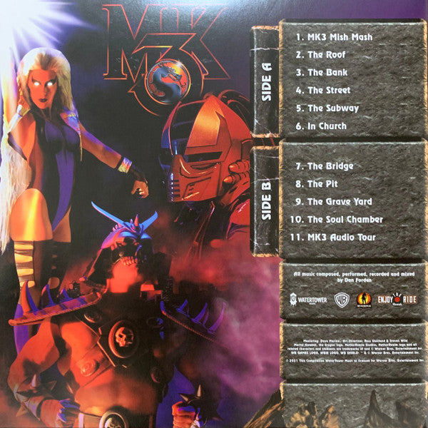 Dan Forden - Ultimate Mortal Kombat 3: Music From The Arcade Game Soundtrack ("PURPLE SKELETON EXPLOSION" VINYL) | Near Mint (NM or M-)--