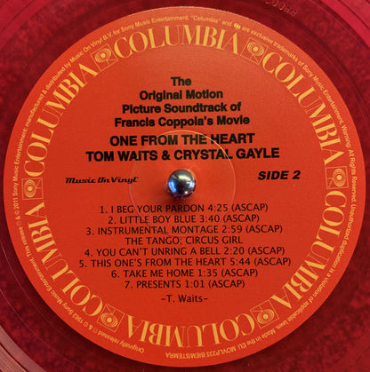 Tom Waits - One From The Heart (The Original Motion Picture Soundtrack Of Francis Coppola's Movie) (VINYL) | Near Mint (NM) Near Mint (NM)-