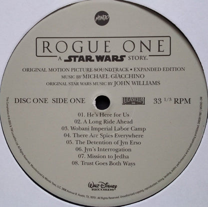 Michael Giacchino - Rogue One: A Star Wars Story (Original Motion Picture Soundtrack Expanded Edition) (4xVINYL BOX) | Near Mint (NM) Near Mint (NM)-