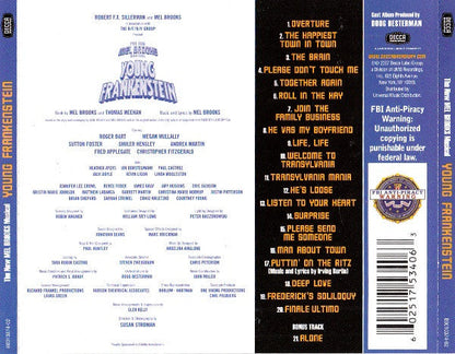 Various - The New Mel Brooks Musical Young Frankenstein - Original Broadway Cast Recording (CD) | Near Mint (NM) Near Mint (NM)-