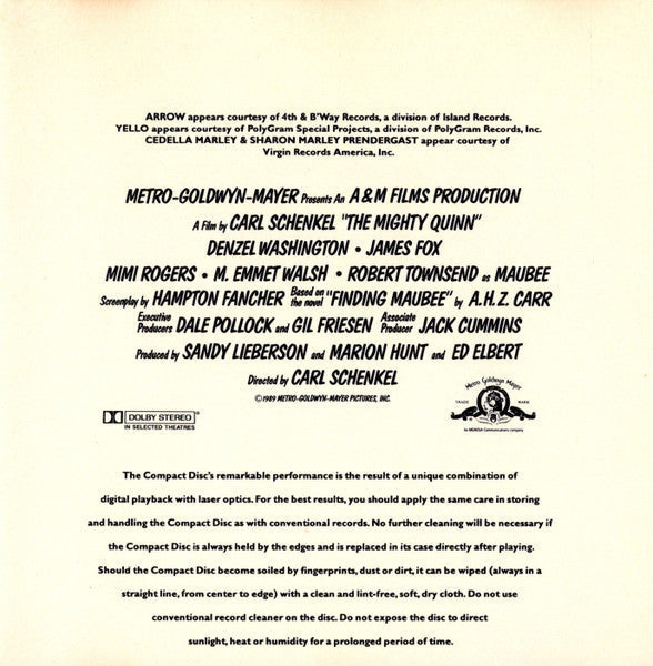 Various - The Mighty Quinn (Original Motion Picture Soundtrack) (CD) | Near Mint (NM) Near Mint (NM)-