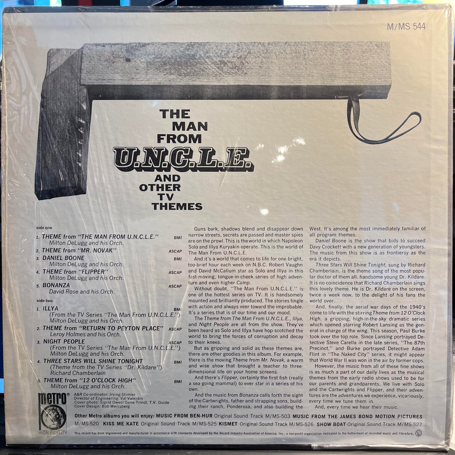 Various - The Man From U.N.C.L.E And Other TV Themes *SHRINK* | Near Mint (NM) Near Mint (NM)--