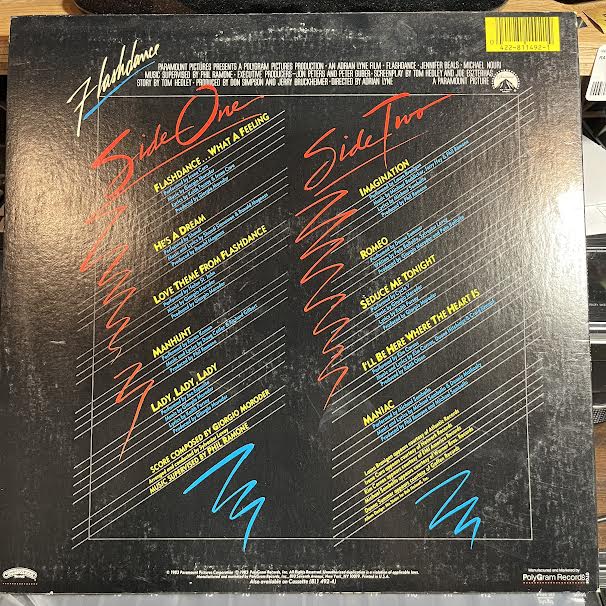 Various - Flashdance (Original Soundtrack From The Motion Picture) (VINYL) | Near Mint (NM) Very Good Plus (VG+)-