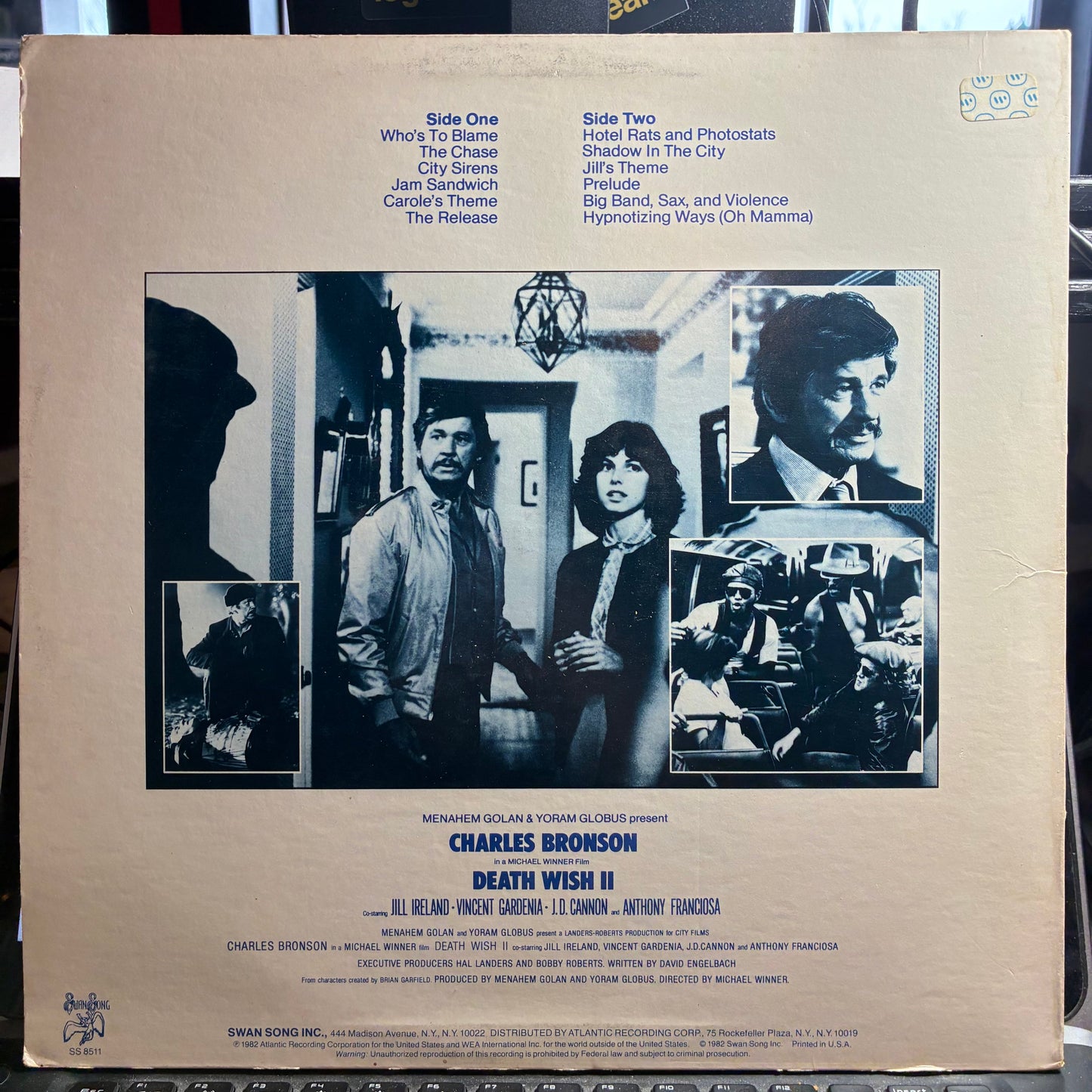 Jimmy Page - Death Wish II (The Original Soundtrack) (VINYL) | Near Mint (NM or M-) Excellent (EX)-