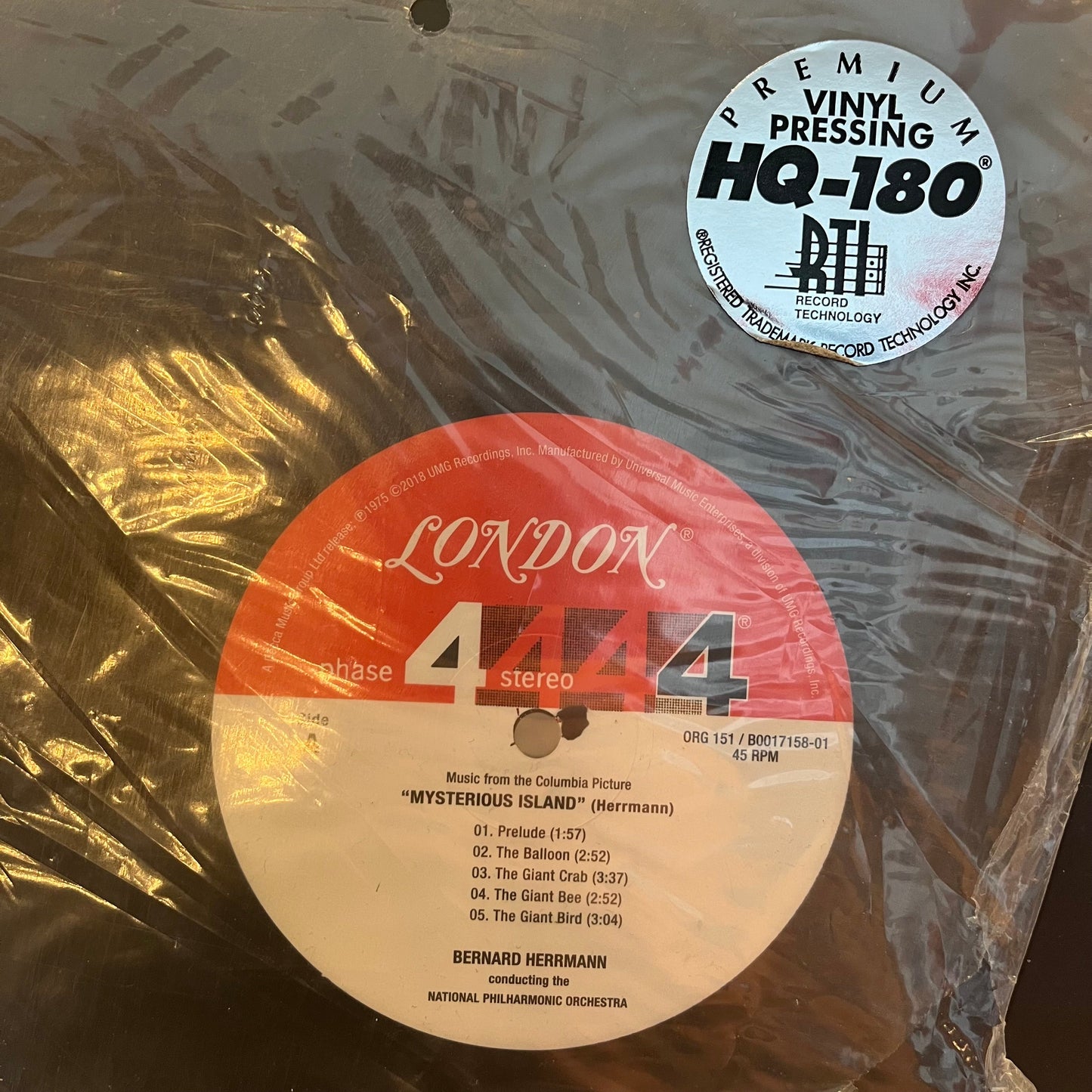 Bernard Herrmann - The Mysterious Film World Of Bernard Herrmann *ORG / NUMBERED* | Near Mint (NM) Near Mint (NM)-