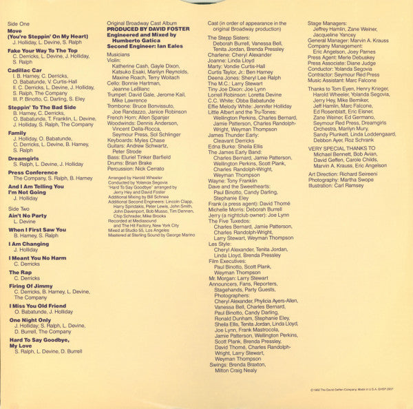 Dreamgirls Original Broadway Cast - Dreamgirls Original Broadway Cast Album (VINYL) | Near Mint (NM) Excellent+ (EX+)--