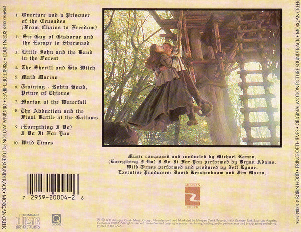 Michael Kamen - Robin Hood: Prince Of Thieves (Original Motion Picture Soundtrack) (CD) | Near Mint (NM) Near Mint (NM)--