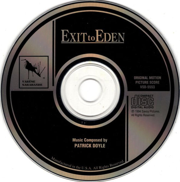Patrick Doyle - Exit To Eden (Original Motion Picture Soundtrack) (CD) | Near Mint (NM or M-) Near Mint (NM)--