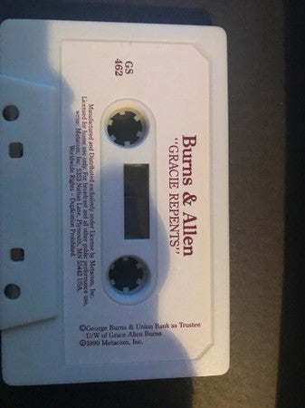 Burns And Allen - Golden Age Radio Vol 1 Celebrating 50 Years *CASSETTE* | Near Mint (NM) Near Mint (NM)--