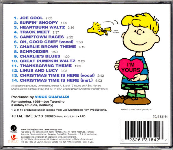 Vince Guaraldi - "A Charlie Brown Christmas" Featuring The Famous Peanuts Characters (Original Sound Track) (3xCD) | Near Mint (NM) Near Mint (NM)-