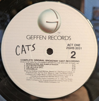 Andrew Lloyd Webber - Cats - Complete Original Broadway Cast Recording (2xVINYL) | Near Mint (NM) Near Mint (NM)-