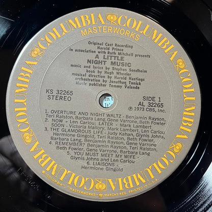 Stephen Sondheim - A Little Night Music (Original Broadway Cast Album) (VINYL) | Near Mint (NM) Near Mint (NM)--