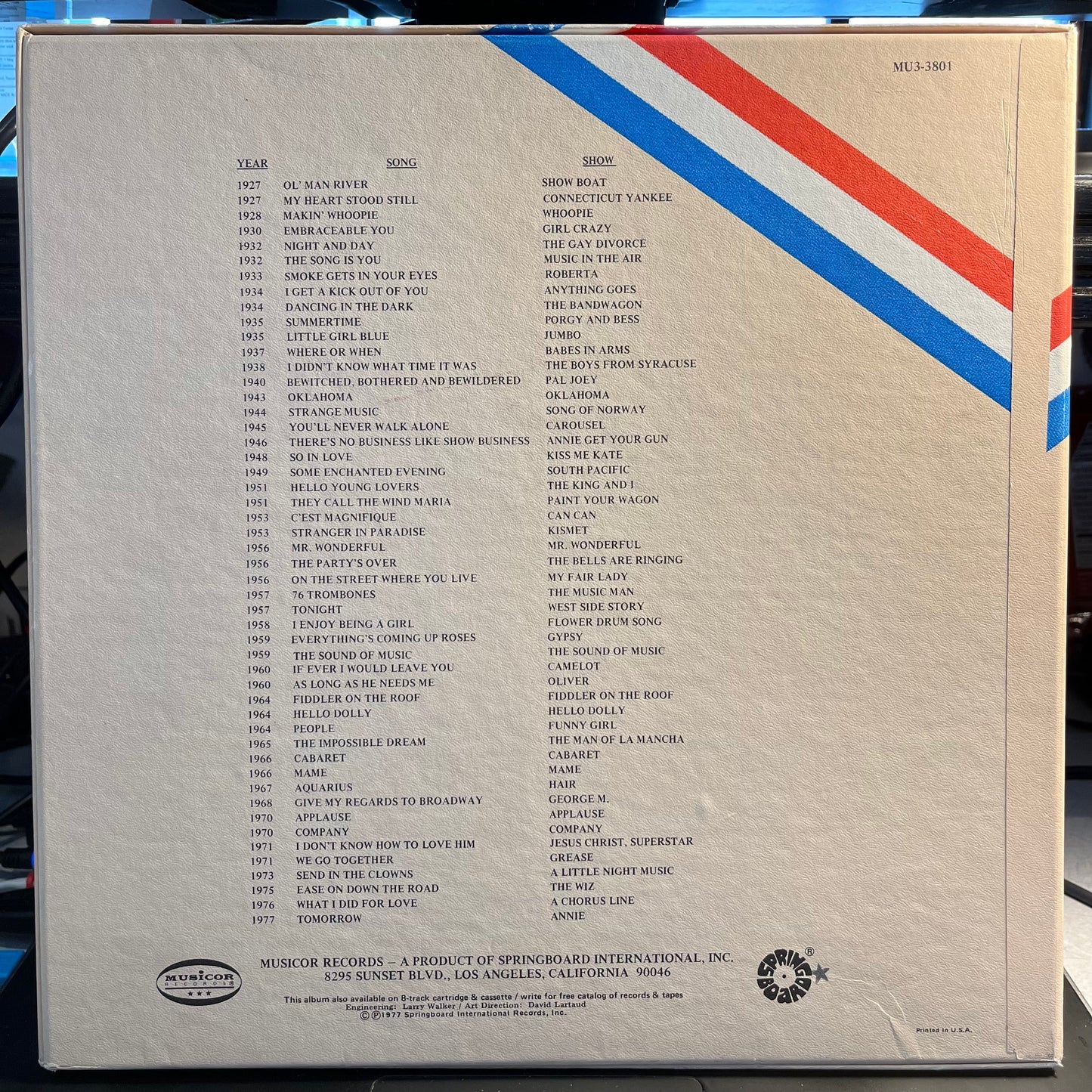 The World's Greatest Orchestras And Vocalists - 50 Years Of Broadway Music | Near Mint (NM) Near Mint (NM)-