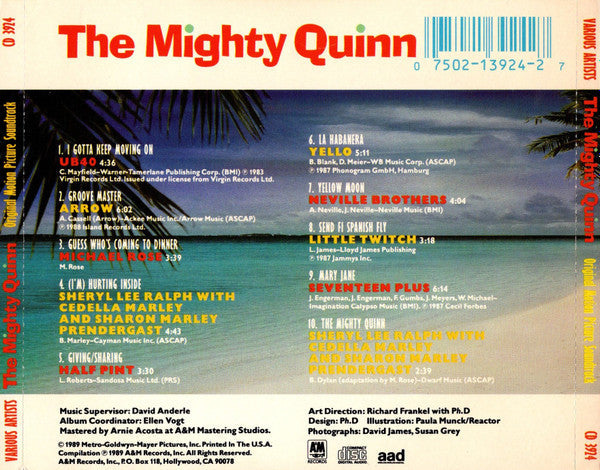 Various - The Mighty Quinn (Original Motion Picture Soundtrack) (CD) | Near Mint (NM) Near Mint (NM)-