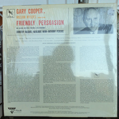 Dimitri Tiomkin - Friendly Persuasion (Original Music From The Soundtrack Of The Motion Picture) (VINYL) | Near Mint (NM) Near Mint (NM)--