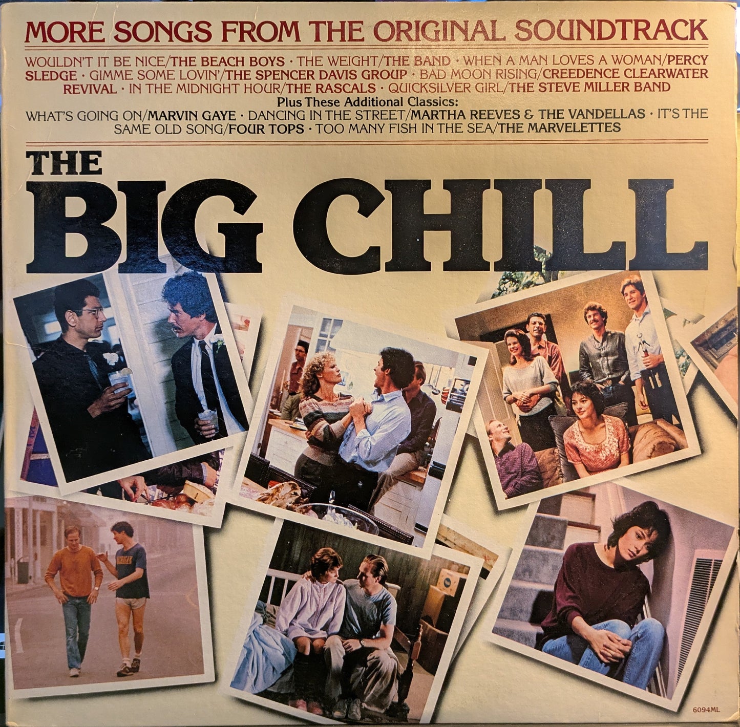 Various - More Songs From The Original Soundtrack Of The Big Chill (VINYL) | Near Mint (NM) Excellent (EX)-