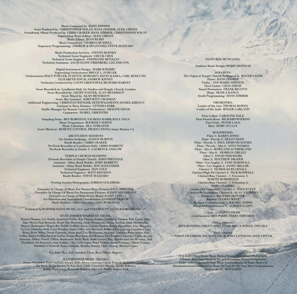 Hans Zimmer - Interstellar (Original Motion Picture Soundtrack) | Mint (M) Mint (M)-