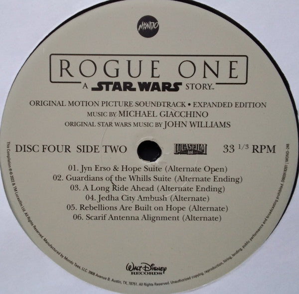 Michael Giacchino - Rogue One: A Star Wars Story (Original Motion Picture Soundtrack Expanded Edition) (4xVINYL BOX) | Near Mint (NM) Near Mint (NM)-