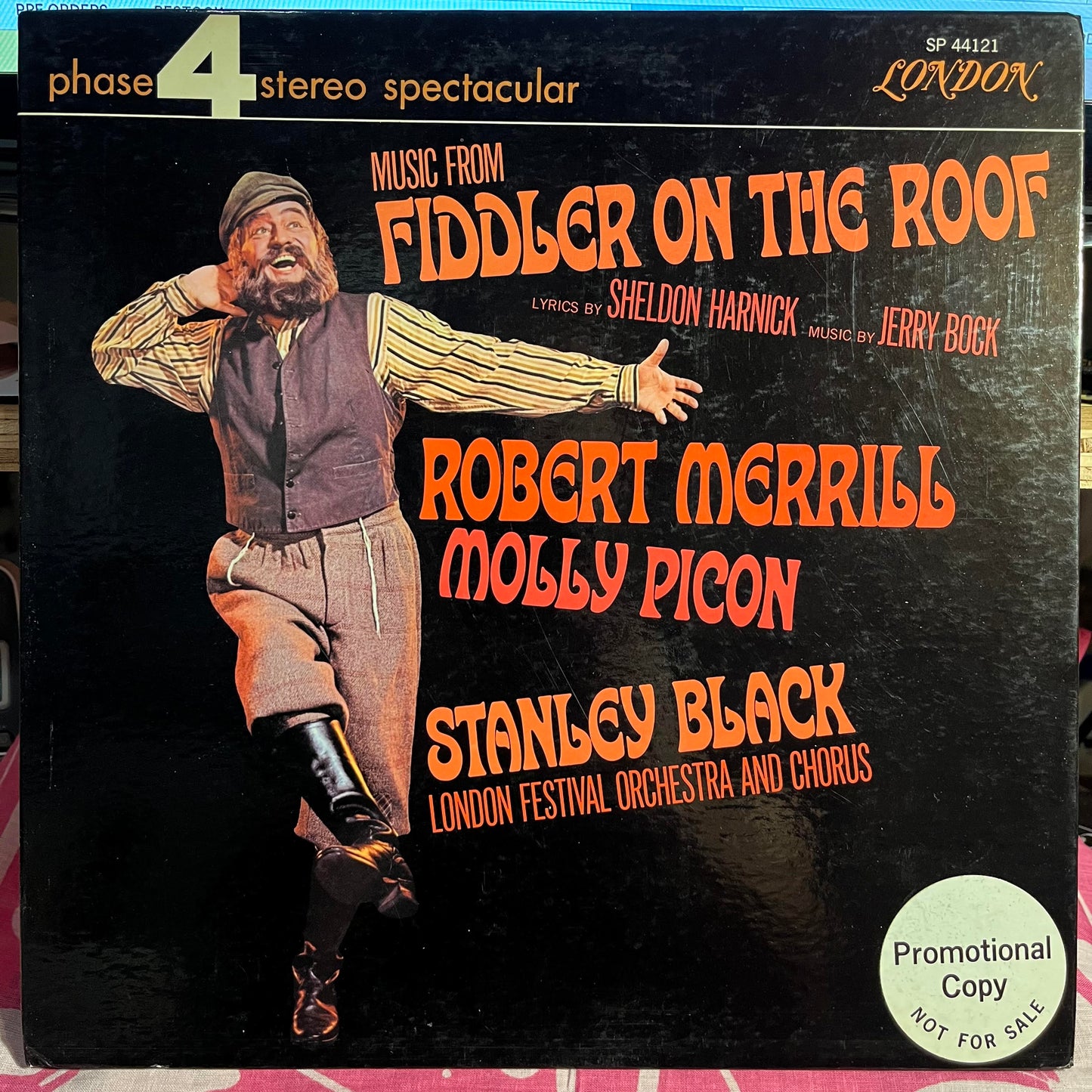 Robert Merrill - Music From Fiddler On The Roof *PROMO* | Near Mint (NM) Near Mint (NM)-