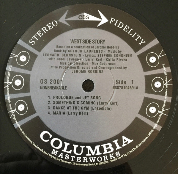 Leonard Bernstein - West Side Story - Original Broadway Cast (2xVINYL) | Near Mint (NM) Near Mint (NM)--