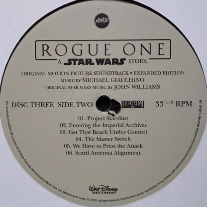 Michael Giacchino - Rogue One: A Star Wars Story (Original Motion Picture Soundtrack Expanded Edition) (4xVINYL BOX) | Near Mint (NM) Near Mint (NM)-