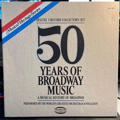 The World's Greatest Orchestras And Vocalists - 50 Years Of Broadway Music | Near Mint (NM) Near Mint (NM)-