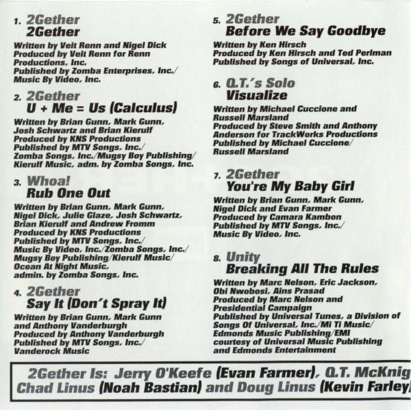 2Ge+her - Music From The MTV Original TV Movie (CD) | Near Mint (NM) Near Mint (NM)-