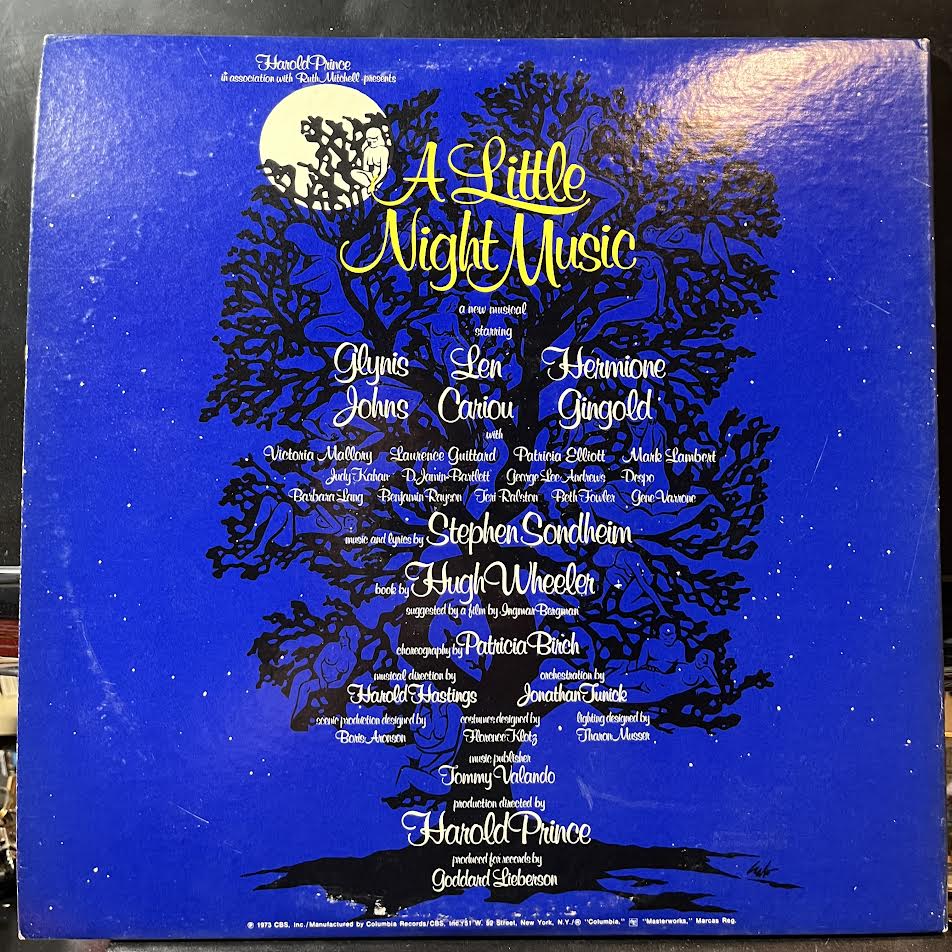 Stephen Sondheim - A Little Night Music (Original Broadway Cast Album) (VINYL) | Near Mint (NM) Near Mint (NM)--