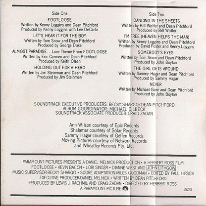 Various - Footloose (Original Motion Picture Soundtrack) *CASSETTE* | Near Mint (NM) Near Mint (NM)-