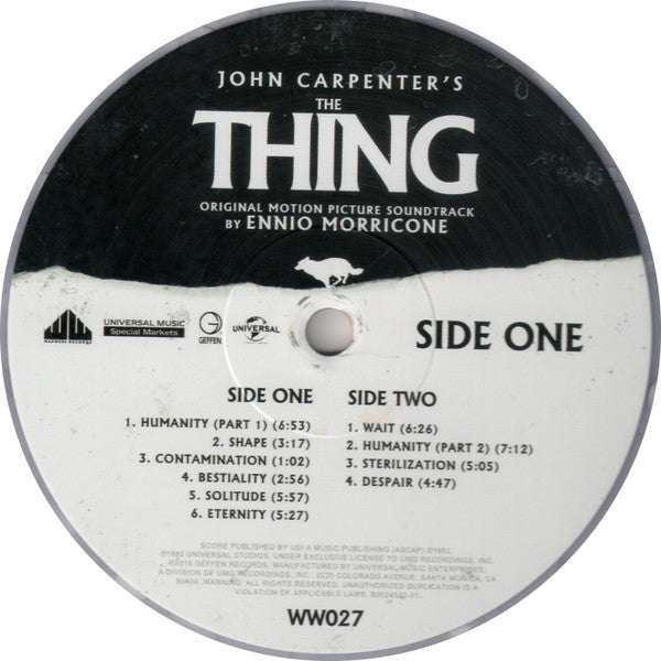 Ennio Morricone - John Carpenter's The Thing / Lost Cues: The Thing (BOX SET) | Near Mint (NM) Near Mint (NM)-