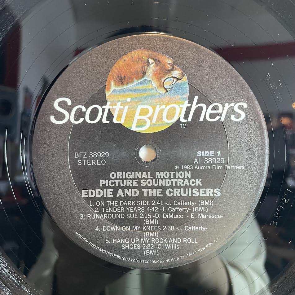 John Cafferty And The Beaver Brown Band - Eddie And The Cruisers (Original Motion Picture Soundtrack) (VINYL) | Near Mint (NM) Excellent (EX)-