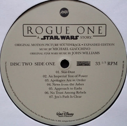 Michael Giacchino - Rogue One: A Star Wars Story (Original Motion Picture Soundtrack Expanded Edition) (4xVINYL BOX) | Near Mint (NM) Near Mint (NM)-