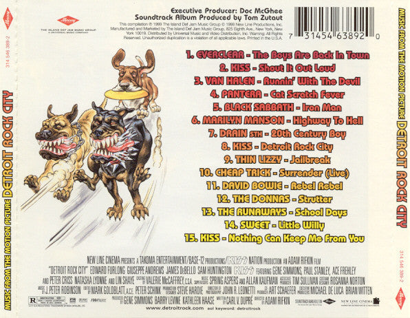 Various - Detroit Rock City (Music From The Motion Picture) (cd) | Near Mint (NM) Near Mint (NM)-
