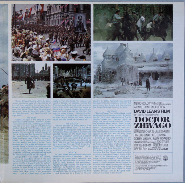Maurice Jarre - Doctor Zhivago (VINYL) | Near Mint (NM) Excellent+ (EX+)-