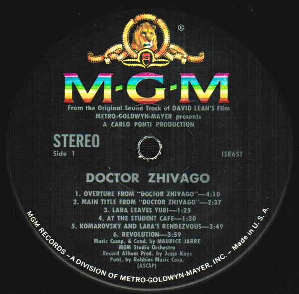 Maurice Jarre - Doctor Zhivago (VINYL) | Near Mint (NM) Excellent+ (EX+)-