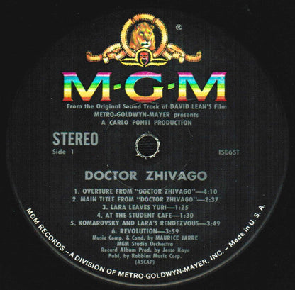 Maurice Jarre - Doctor Zhivago (VINYL) | Near Mint (NM) Excellent+ (EX+)-