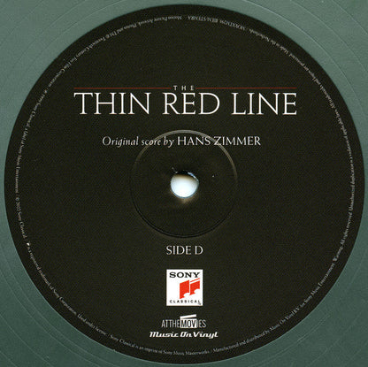 Hans Zimmer - The Thin Red Line (Original Motion Picture Soundtrack) (2xVINYL) | Near Mint (NM or M-) Near Mint (NM)--