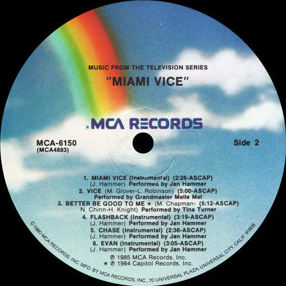 Various - Miami Vice (Music From The Television Series) (VINYL) | Near Mint (NM) Near Mint (NM)-